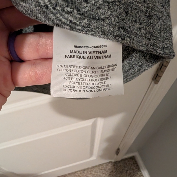 Women's Nike Hoodie Sz m Pullover Drawstring Logo Swoosh Y2K Gray - Picture 4 of 5